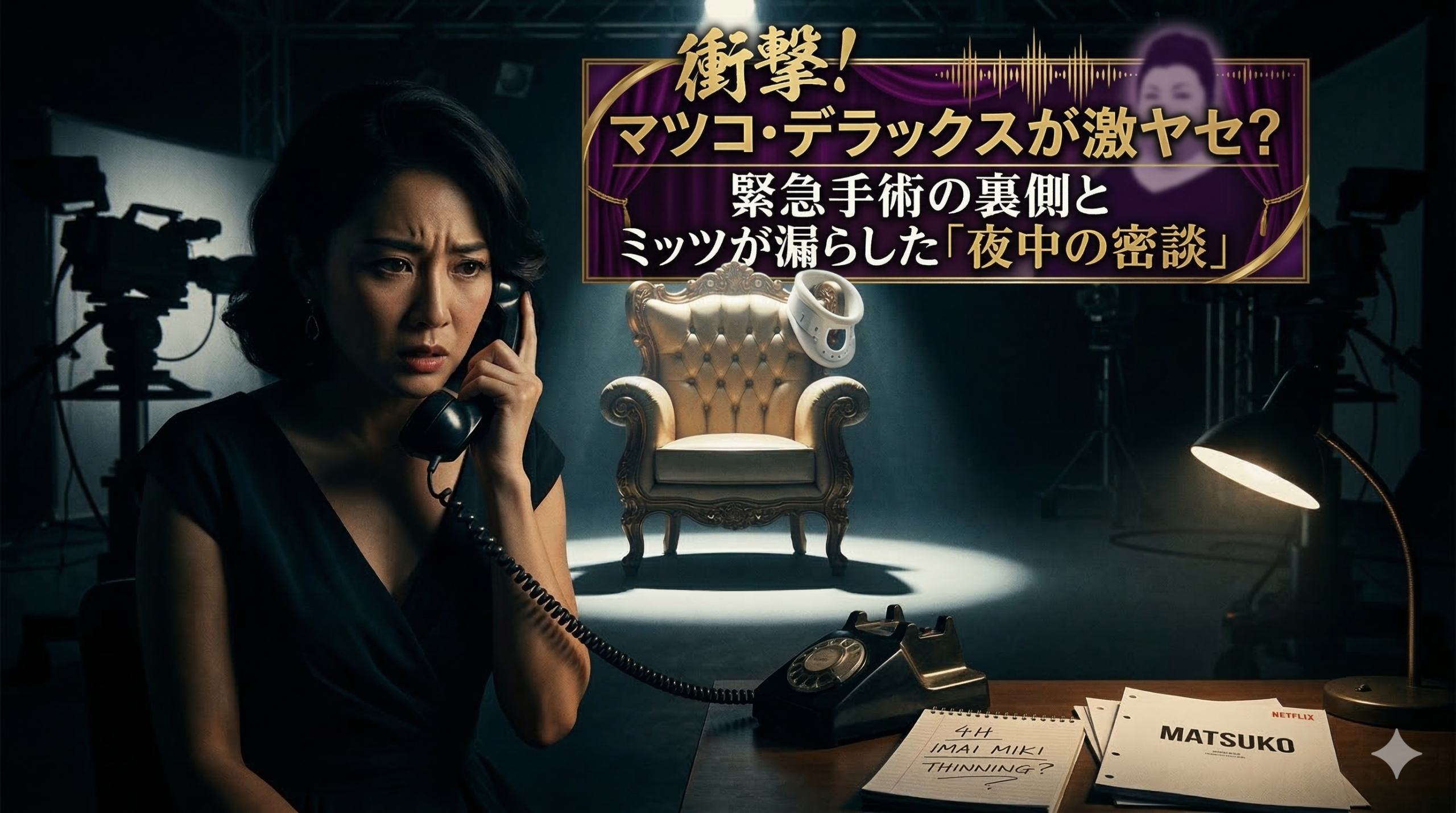 衝撃！マツコ・デラックスが激ヤセ？緊急手術の裏側とミッツが漏らした「夜中の密談」